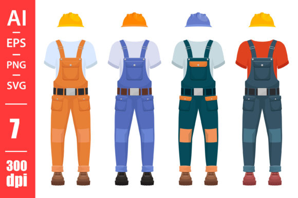 Download Overall Construction Uniform Clipart - Overall Collection