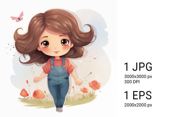 Download A Girl in a Blue Overall - Overall Collection